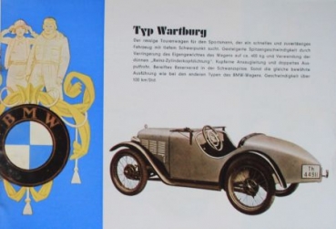 BMW Modelprogram 1931 "Der neue mit Schwingachse" Carbrochure (6702)